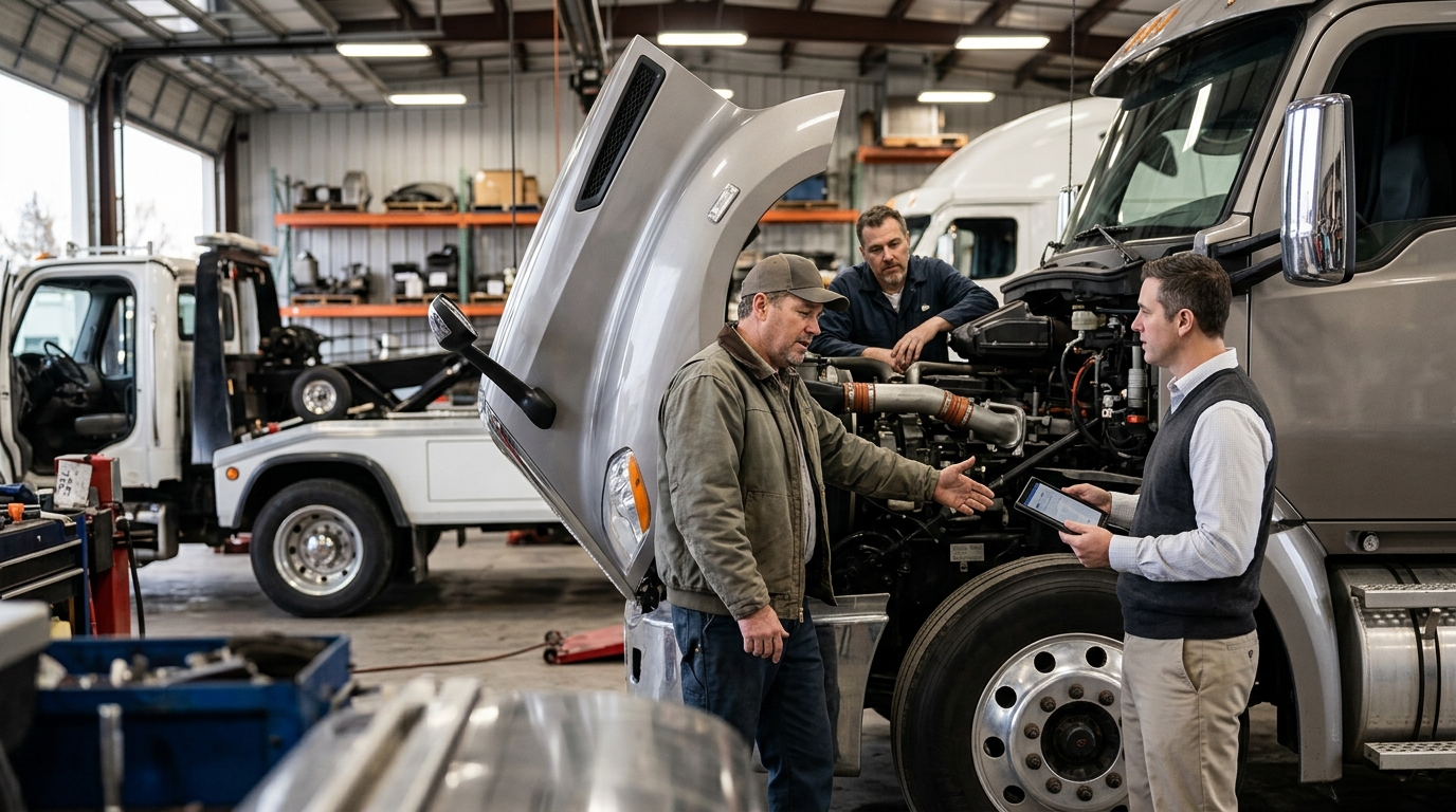 Illustration: Emergency Repair Loans for Owner Operators: Keep Your Rig on the Road in 2026