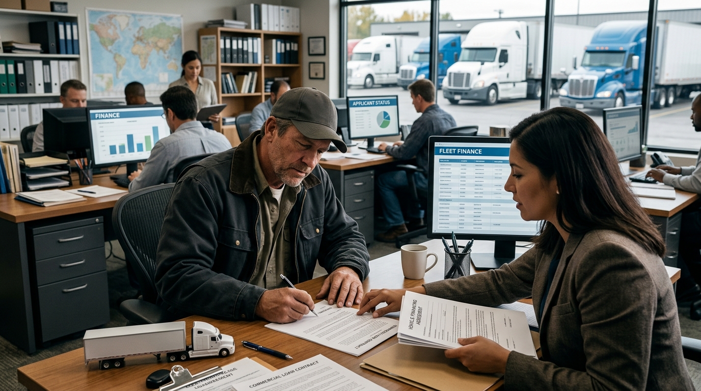 Illustration: Best Semi Truck Loans for Bad Credit 2026: A Practical Guide